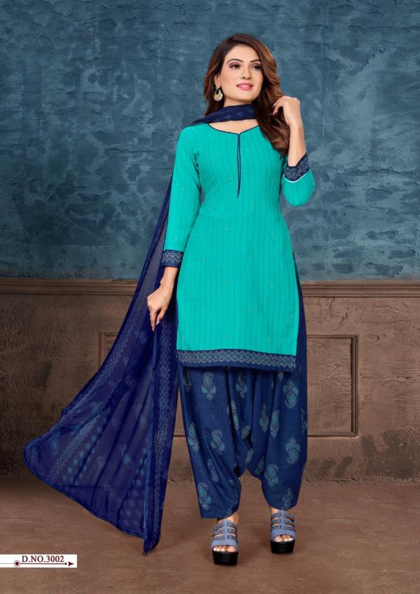Amit Jasmine Vol-3 crepe Designer Patiyala Dress Material